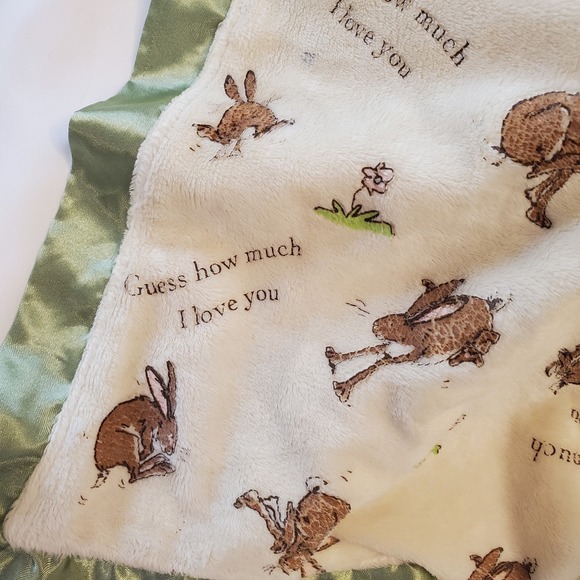 Guess How Much‎ I Love You Bunny Lovey To the Moon & Back Baby Security Blanket - Picture 7 of 7